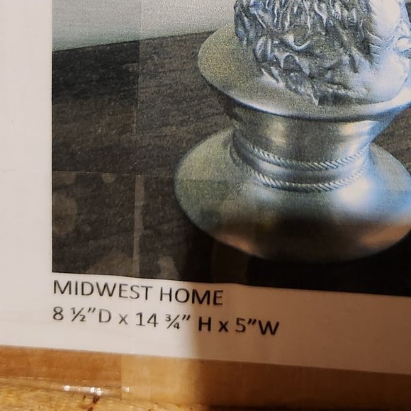 Vintage XL Candle Holder Deer Head Pewter 6 Candle Chandelier Deer Advent Decora - Picture 3 of 9